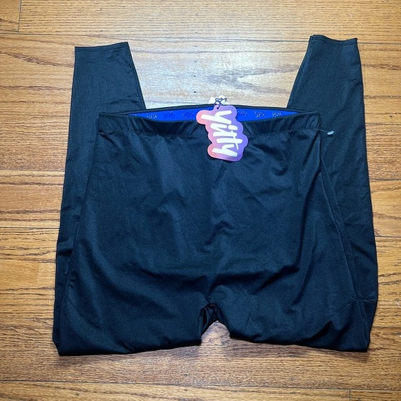 Yitty Black Y2K Essential Pull-On High Rise Leggings A32 - Picture 1 of 4